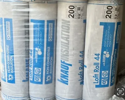 £685 • Buy Knauf Loft Insulation Roll 44 - Combi Cut 200mm   -6.84 M2 -Job Lot Of 20 -