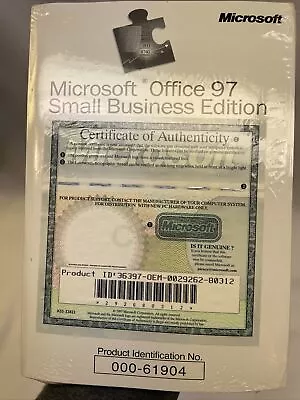 Microsoft Office 97 Small Business Edition New And Sealed • $39.99