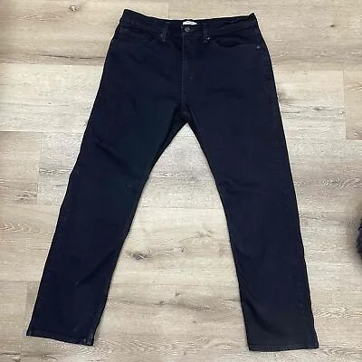 Denizen From Levi's Jeans Mens W34 L30 Black Slim Straight Stretch Denim • $9