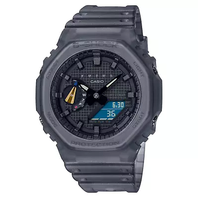 CASIO G-SHOCK GA-2100FT-8A Gray Quartz Rubber Quartz Digital Analog Watch • $159.99