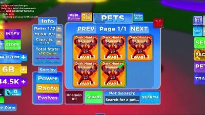 Ninja Legends V. 2 Pets 🔥(2x Mystic BEST PETS 2021 ROBLOX) (read Description)🔥 • £1.50