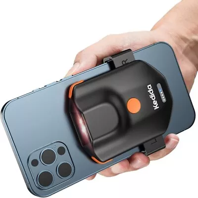 Kedida Mini Phone Back Clip Wireless Bluetooth 2D QR Code Barcode Scanner For PC • $49.99