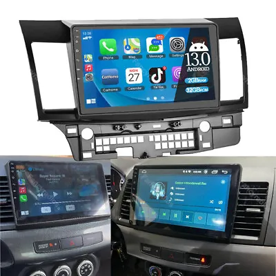 For Mitsubishi Lancer 2008-2012 Android 13 CarPlay Car Radio GPS Navi Stereo BT • $99.99