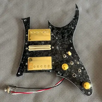 HSH Black Prewired Loaded Pickguard Multi Switches For Ibanez • $93.99