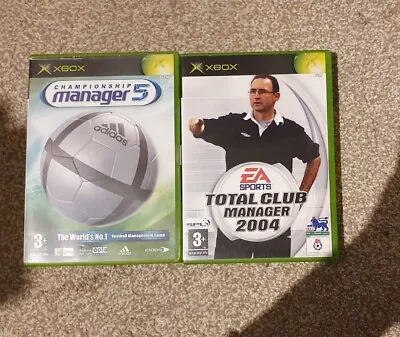 Championship Manager 5 And Total Club Manager 2004 (Xbox) • £2