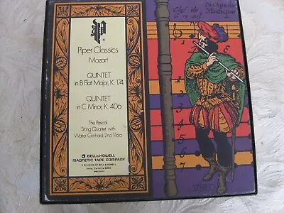 Piper Classics Mozart Quintet In B Flat Major3 3/4  IPS 7  Reel To Reel 4 Track • $30