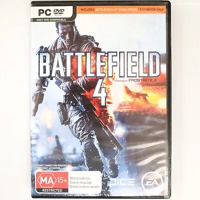 Battlefield 4 (WINDOWS PC DVD-ROM 2013) First Person Shooter Multiplayer Game • $11.89