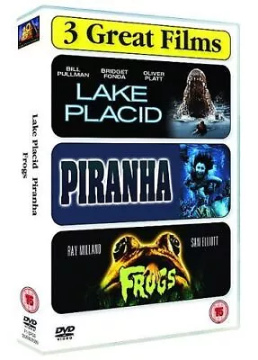 Lake Placid/Piranha/Frogs - DVD • £5.36