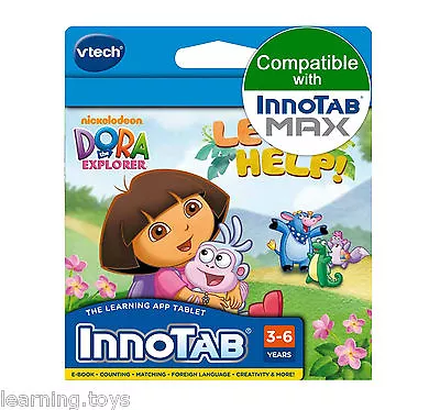 Vtech InnoTAB MAX Game - Dora The Explorer Learning Software 3-6 Years • £6.99