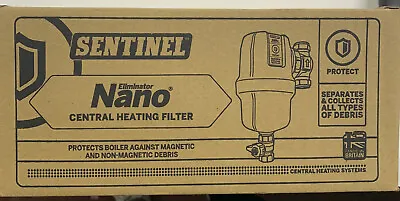 £64.99 • Buy Sentinel Eliminator Central Heating Filter 22mm  ELIMINATOR-22-GB QUADRA-CYCLONE