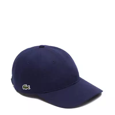 Lacoste Unisex Organic Cotton Twill Cap Navy Blue • $79.06