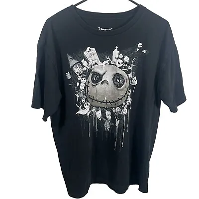 Disney Nightmare Before Christmas Shirt Mens XL Black Tim Burton Disney Store • $12.93