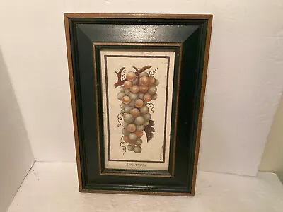 Framed Martha Hinson Zinfandel Art Print 8 1/2  X 12 1/2  Overall • $23.99