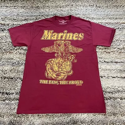 Marines The Few The Proud Mens Medium Battlespace 7.62 Design Red T-Shirt SS • $12.99