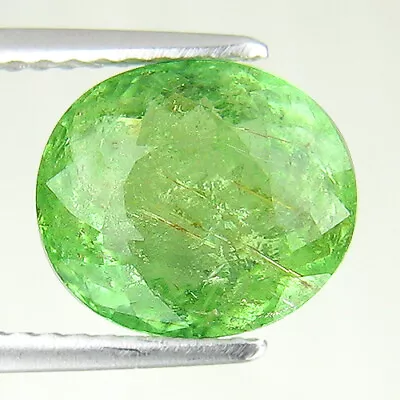 2.99Ct  GIT  CERTIFIED ! NATURAL YELLOWISH GREEN TOURMALINE FROM MOZAMBIQUE • $84.99