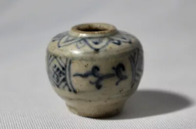 Antique Vietnamese Blue And White Jarlet 16th C • $88.88