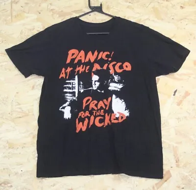 Panic! At  The Disco T-shirt Prey For The Wicked XL Black Rock Pop Band Tee • £20