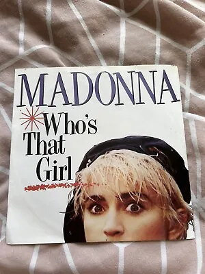 Madonna Who's That Girl 12  Vinyl Record • £5