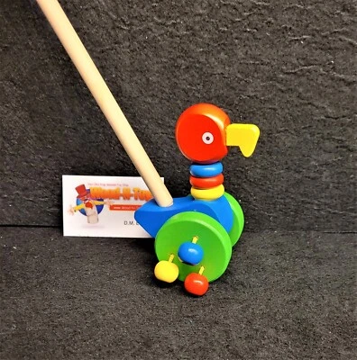£5.99 • Buy Detachable  Pole Baby Push Along Toy Cartoon Animal Early Developmental