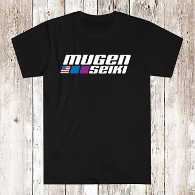 Mugen Seiki RC Radio Control Car USA Logo Men's Black T-Shirt Size S-5XL • $20.99