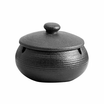 £8.99 • Buy Ceramic Glass Ashtray With Lids Windproof Hotel Home Office KTV  Outdoor Ashtray