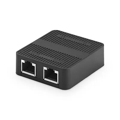 1 To 2 Network Splitter 3 Port Ethernet Switch 10/100Mbps -C Power Supply Min... • $22.66