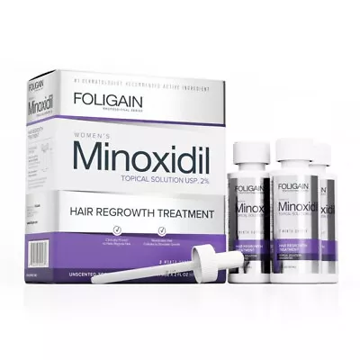 Foligain® Minoxidil 2% Hair Regrowth Treatment For Women • $31