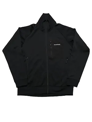 Montbell Mens Black Mountain Jersey Full Zip Jacket Size Large L NWOT Mont Bell • $69.99