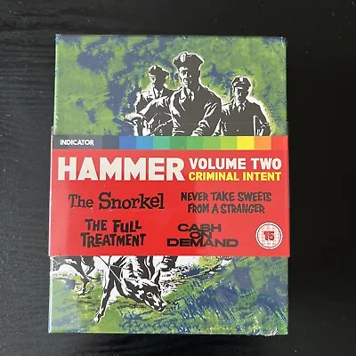 Indicator Hammer Volume Two Criminal Intent Limited Edition BluRay Boxset • £95