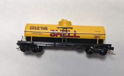 N Scale  MTL # 65090  SHELL OIL COMPANY  39' Single Dome Tank Car  SCCX 1106 • $18