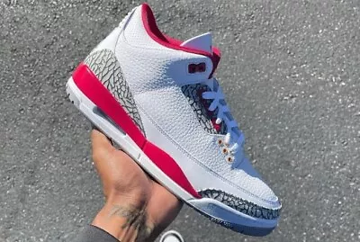 Air Jordan 3 Cardinal Red | Size 10 | FREE SHIPPING ✅ • $350