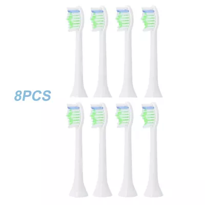8pcs Replacement Toothbrush Heads For Philips Sonicare Diamond Clean HX6064 • $15.99