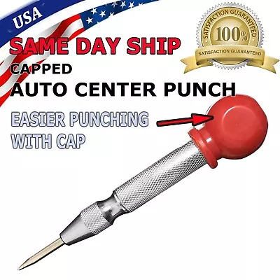 Automatic Center Pin Punch Strike Spring Load Marking Starting Metal Wood Drill • $5.94