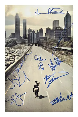 The Walking Dead Cast Signed A4 Photo Print Rick Grimes Norman Reedus • £5.99
