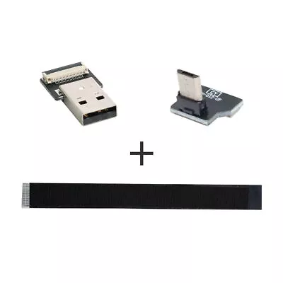 ChenYang Up Angled USB 2.0 Type-A Male To Micro USB 5Pin Male Data FPC Cable • $7.27