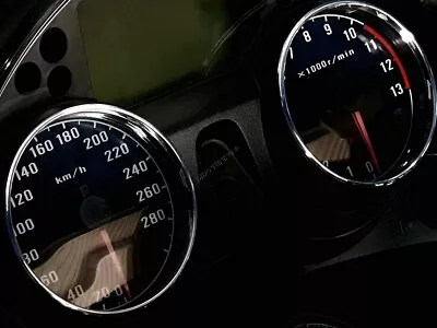 $27 • Buy For Kawasaki ZZR 1400 ZX-14 06-11 Dash Instrument Chrome Rings Aluminium