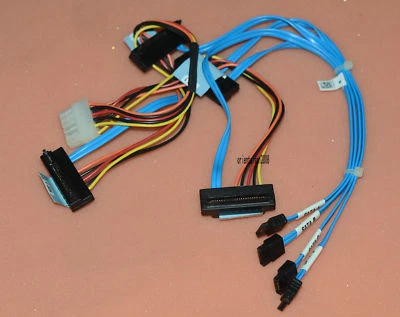 £11.99 • Buy Dell P459G PowerEdge R410 4-Drop Hard Drive SATA/SAS Data / Power Cable Loom