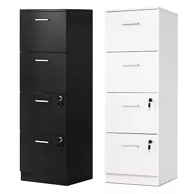 Wood Filing Cabinet 2/4-Drawer Organizer Vertical File Cabinet Office Storage • $93.99