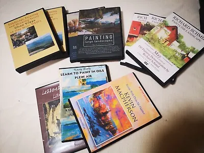 Learn How To Paint: Plein Air Lanscape 23 DVD's Tutorials Bundle Set 11 Courses  • $139