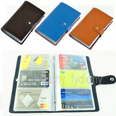 2019 New Leather Business Name ID Credit Card Holder Wallet Office Organiser • $15.56
