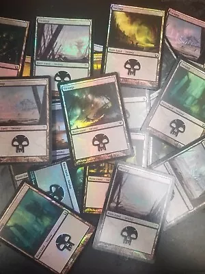 MTG Singles - FOIL Lands - Swamp - Magic-the-Gathering - Bulk • $4.99