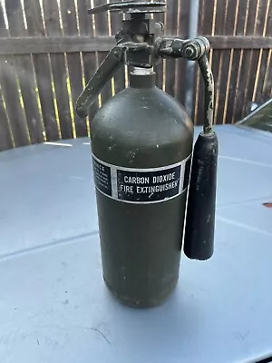 Military Fire Extinguisher Mystery One EMPTY - Vehicle Or Building ??? Not Sure • $129.99