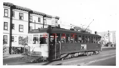 3AA326 RP 1941 MARKET STREET RAILWAY SF CAR #828 ON FULTON AT 2nd AVE • $8.99