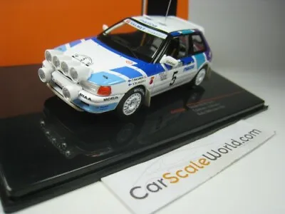 Mazda 323 GT-R #5 RALLY 1000 LAKES 1990 T. SALONS 1/43 IXO • $42.63