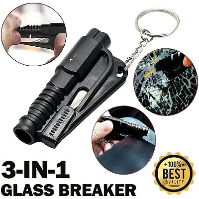 Emergency Window Breaker Car Glass Breaker Escape Tool Safety Seat Belt Cutter • $7.49