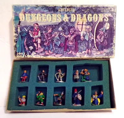 Advanced Dungeons & Dragons Halflings Grenadier Miniature Figures Boxed Set 2002 • $79.99