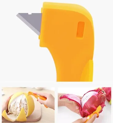 5-Pack Citrus Orange Peeler Tool - Easy Open Sharp Blade Kitchen Peeling Gadget • $7.99