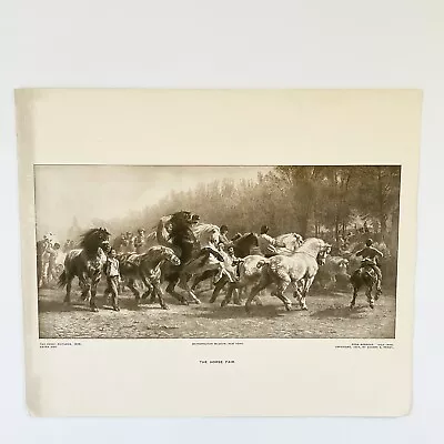 The Horse Fair Rosa Bonheur The Perry Pictures Art Print 1909 • $15.98