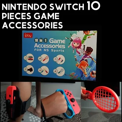 Nintendo Switch Accessories Bundle Pro Controller • $45