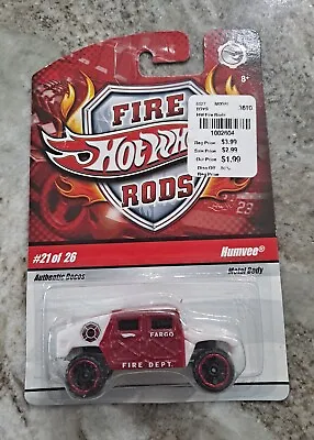  Hot Wheels  Fire Rods Humvee #21 Fargo ND Target  • $49.99